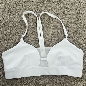 Women's Alo White Sports Bra
